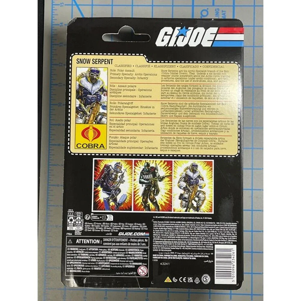 G.I. Joe Retro Cardback Cobra Enemy Snow Serpent Action Figure 6